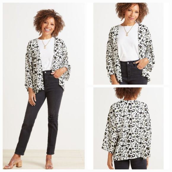 MICHAEL STARS GABBY LEOPARD WRAP - Picture 1 of 7